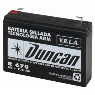 Batería Estacionaria DUNCAN R 670