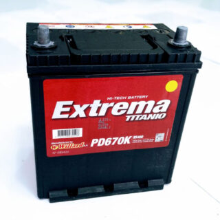 Batería WILLARD Extrema NS40D-670PDK