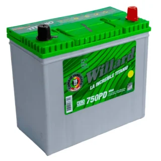 Batería WILLARD Titanio NS60I-750PD