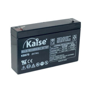 Batería Estacionaria Kaise KB670 6V-7Ah